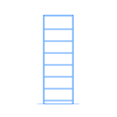 Furniture Bookcases Ikea Billy Bookcase Wide Tall Extension Stencil Svg Vector, Free Vectors File